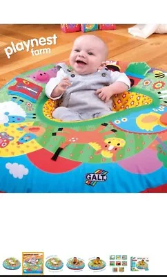 £14.99 • Buy ColofGalt Baby Inflatable Playnest Farm Suitable From Newborn In Good Condition 