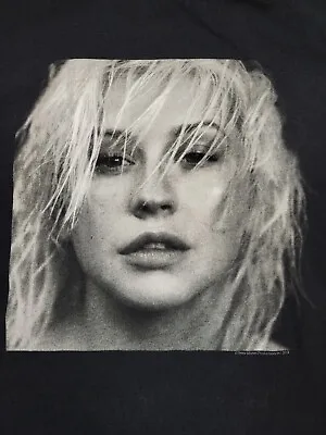 $21.99 • Buy Christina Aguilera X-Tina Liberation Tour Face T-Shirt Sz XL Band Tee Canvas