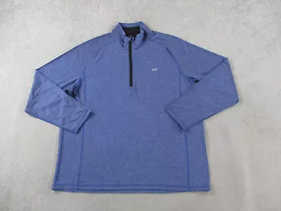 NEW Vineyard Vines Sweater Mens Extra Large Performance Half Zip Stretch Flagler • $49.99