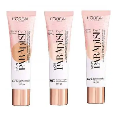 L'Oreal Skin Paradise Tinted Water-Moisturiser - Choose Your Shades • $12.43