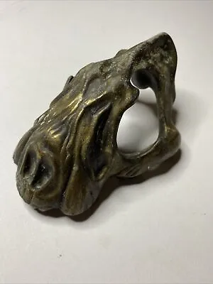 Vintage Brass? Metal Animal Skull Read Description • $49.99