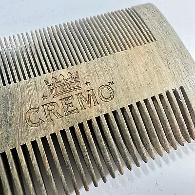 Cremo 100% Verawood Dual-Sided Beard Comb Solid Wood • $13.99