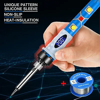 £9.98 • Buy 80W LCD Soldering Iron Electronic Welding Solder Wire Adjustable Temperature Kit