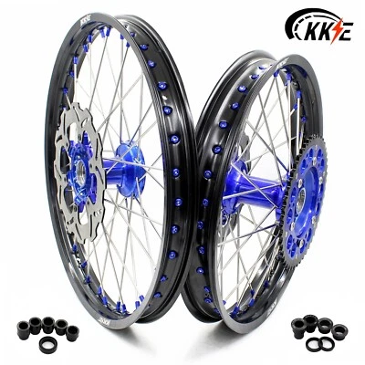 $569 • Buy KKE 21/19 Cast MX Wheels Rims Set Fit Yamaha YZ125 YZ250 1999-2016 YZ250F YZ450F