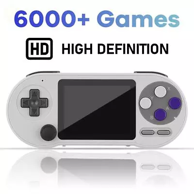 SF2000 3-Inch IPS Mini Game Player Built-in 6000 Games Handheld Game Console USA • $26.96