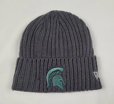 New Era Michigan State Gray Knit Lined Toddler Beanie Hat • $9