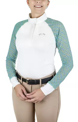 Equine Couture Smyrna Show Shirt Mosaic M • $54.88