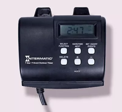 Intermatic Outdoor Programmable Digital Timer HB880R Mountable 7 Day 7 Event • $32