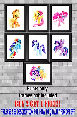 My Little Pony Children's Bedroom Wall Art Poster Print Picture Gifts A5 A4 A3 • £3