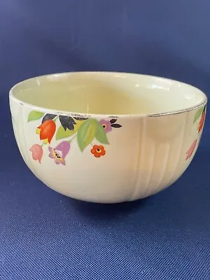 Vintage ART DECO Hall China Co. (Sunshine) Serving Bowl CROCUS C.1930s • $25