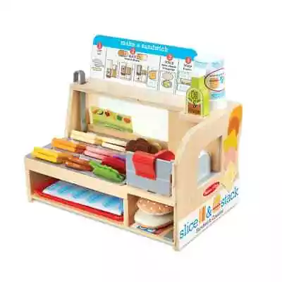 Sandwich Food Cutting Set Counter Melissa & Doug - Kids Toy Pretend Role Play • £45.95