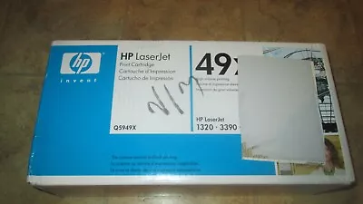 Genuine OEM HP 49X Black High Volume 49X Toner Cartridge • $32.79