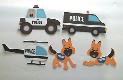 3D UPick NEW Police K-9 Motorcycle Boy Girl Sport Scrapbook Card Embellishment • $1.39