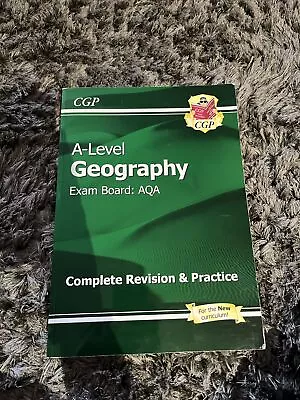 AQA A Level Geography CGP Textbook Revision And Practice • £5.50