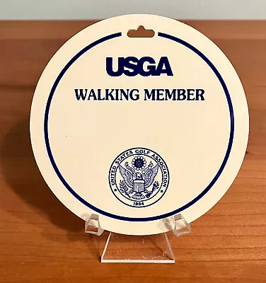 Vintage USGA  Walking Member  Logo Golf Bag Tag • $9.95