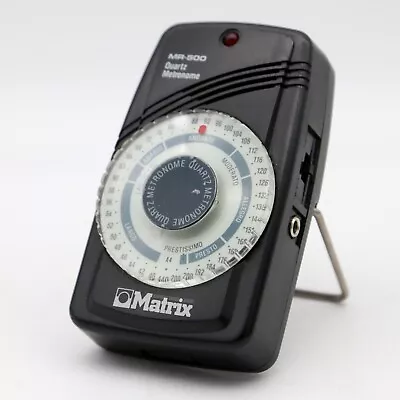 Matrix Pocket Size Quartz Metronome MR-500 Light & Stand Tested Working Clean • $11.19