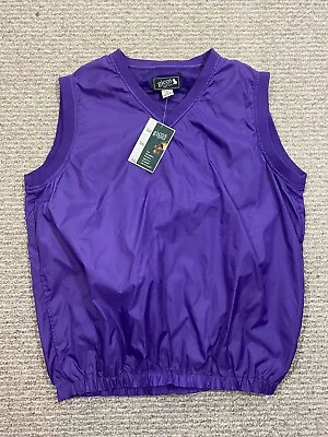 Nwt Gicos Golf Gear M Men’s Rain Vest In Purple • $11