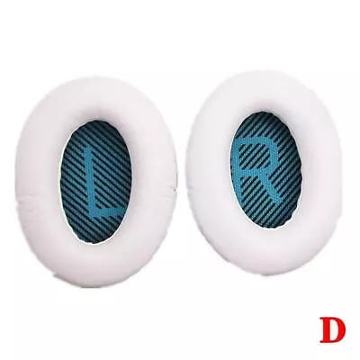 White Replacement Ear Pads Cushions For QuietComfort 35 QC35 II NICE New L3 • $11.02
