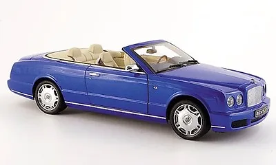 MINICHAMPS 2006 Bentley  Azure Cabriolet Metallic Blue 1:18 Last One!! • $699