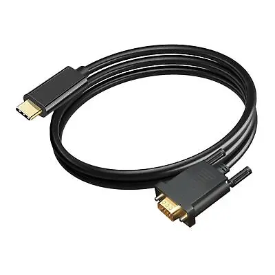 USB To VGA Adapter Cable 6ft Converter For MacBook Pro For IPad Pro Monitors • £8.54
