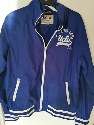 Men's UCLA Jacket Windstopper Blue Color Size UK Xl Small Fit Read Description  • £12.99