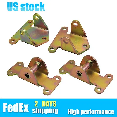 Fit 73-90 Camaro Firebird Impala SBC BBC Solid Motor Engine Mount Combo 4PCS • $19.99