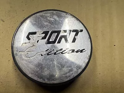 SPORT EDITION Single Used Aftermarket 2 5/8  Aluminum Finish Wheel Center Cap • $13.99