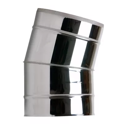 £66.28 • Buy Twin Wall Insulated Flue Pipe Stainless Steel For Multifuel/Wood Burning Stoves