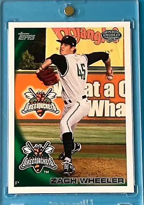 2010 TOPPS PRO DEBUT - ZACH WHEELER (PRE-RC) Augusta #230 = PHILLIES!  MINT! • $3.44