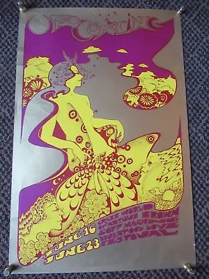 Hapshash + The Coloured Coat Poster UFO Coming 16/23 July 1967 2nd Print Ex • $491.60
