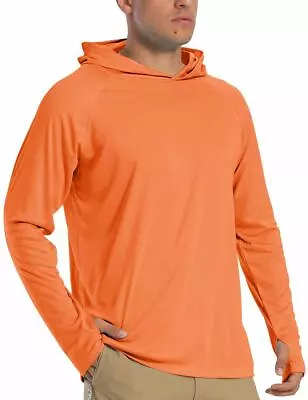 UPF50+ Men's Long Sleeve Sun Skin Protection T-Shirts Outdoor Fishing Hoodies US • $18.03