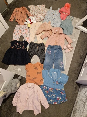 £6.50 • Buy Large Baby Girls 6-9 Months Clothes Bundle
