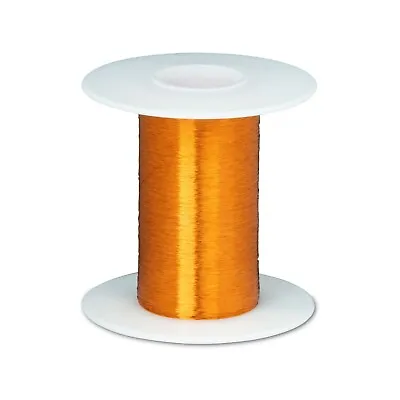 42 AWG Gauge Heavy Formvar Copper Magnet Wire 4 Oz 12400' 0.0029  105C Amber • $24.48