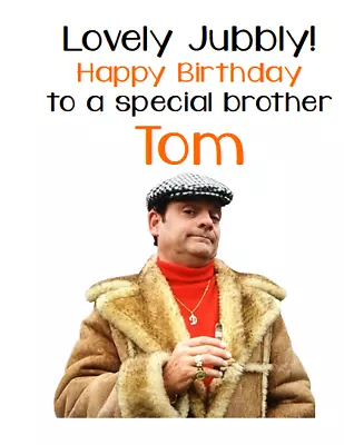 Personalised Greetings Card Birthday Party Only Fools And Horses Delboy Grandad • £1.99