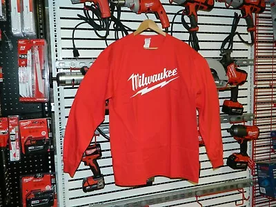 Milwaukee Tool Gildan Red Adult Long-Sleeve T-Shirt - S M L XL 2XL & 3XL • $19.99