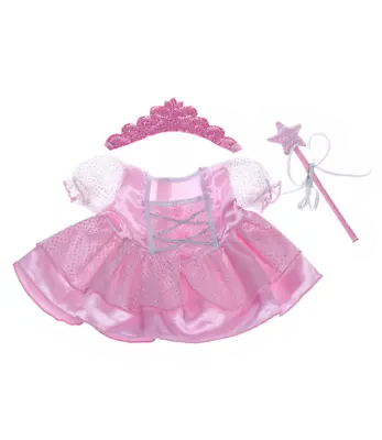 £9.99 • Buy Pink Fairy Princess Dress 16   Teddy Bear Clothes Fit 14  To 18  Build A Bear 