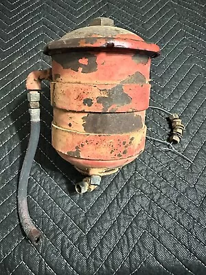 Vintage Massey Harris 33 Tractor 4 Cyl Engine Oil Filter Housing • $50