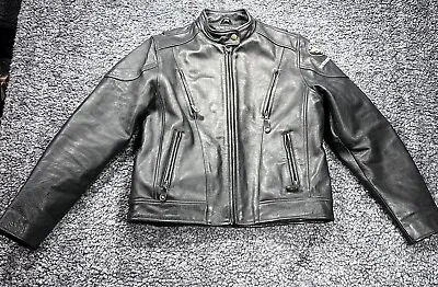 Victory/Polaris Men’s M Black Leather Jacket With Liner GREAT CONDITION!!!! • $149