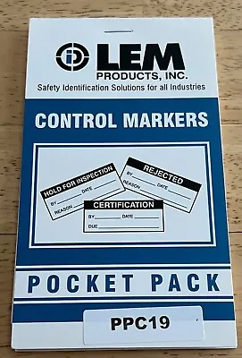 Tyvek Pocket Pack Write On Labels – 1.5″ X 0.625″ – INSPECTED PPC19 • $20