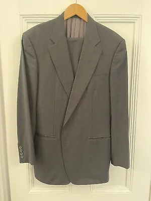 Men’s Zegna Check Suit 42L 36W 32iL • £80