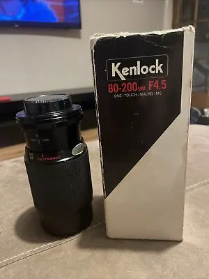 Kenlock Automatic MC 80-200mm 1:4.5 C-Macro Zoom Lens - Olympus OM • £15