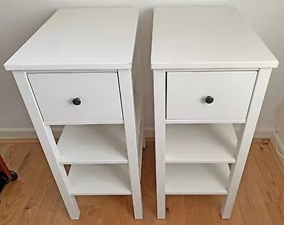 2 X IKEA BEDSIDE SIDE TABLE CHEST WITH DRAWER • £80