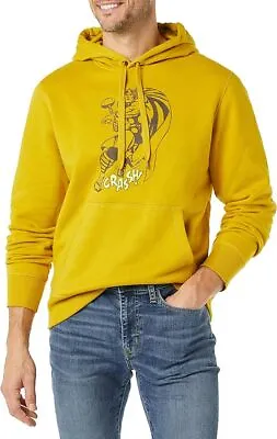 Amazon Essential Mens Hoodie Disney Marvel THOR Mustard Gold Hoody Jumper • £9.99