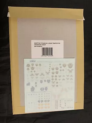 Legio Tempestus Transfer Titan Decal Sheet Adeptus Titanicus Warhammer 40k 30k • $109.60