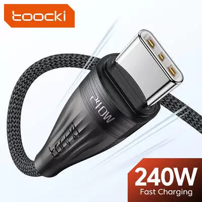 Toocki 240W USB C To Type C Cable PD3.1 QC4.0 Fast Charger • $11