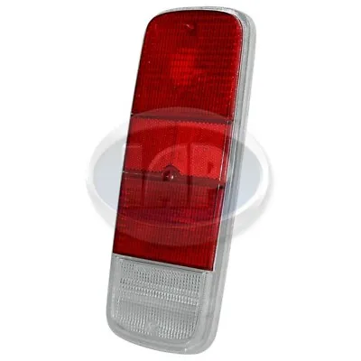 1972-1979 Vw Bus Rear Tail Light Lens Red / Clear 211945241r Fits Left Or Right • $15.35