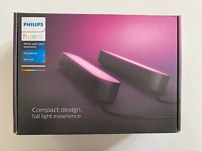 Philips Hue Play - White & Colour Ambiance Smart LED Bar Light - Black - 2 Pack  • $179.99