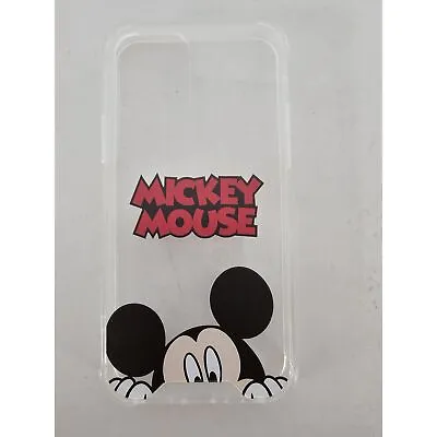 Disney Mickey Mouse IPhone 12 12 Pro Silicone Jelly Phone Case Clear • $19.99