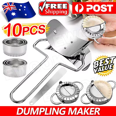 $10.95 • Buy 10 Dumpling Maker Stainless Steel Dough Press Pie Ravioli Making Mold Mould Tool