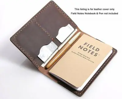 Leather Journal Field Notes Moleskine Leather Cover 3.5 X 5.5  Size Notebook  • $17.99
